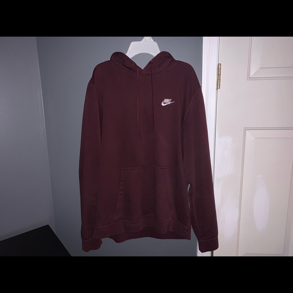 Maroon Nike Hoodie